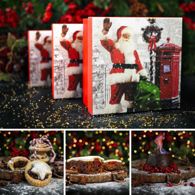 3 Pack Santa Gift Box and Products Set